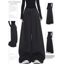 Frauen schwarze Anzüge Hosen Streetwear 90er Jahre ästhetische Vintage FashioBaggy Y2k Hosen Harajuku hohe Taille Hose Mode Kleidung 2025