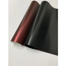 Honeycomb Carbon Fiber Vinyl Wrap Hex Carbon Film Stickers Air Release For Vehicle Motorcycle Wrapping Decal