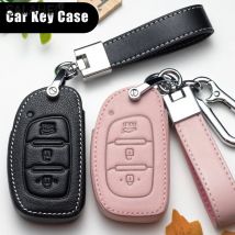 Leder Auto Smart Key Cover Fall Halter Schutz Für Hyundai Tucson Mistra IX25 IX35 I20 I30 I40 HB20 TM 2016 2017 2018 2019