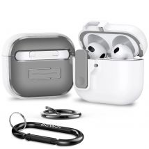 Schutzhülle für Airpods 4 Drucktastenschalter Magnetischer Pop-Open-Deckel, kratzfeste Hartschutzhülle für Airpods4 Hülle