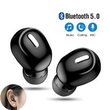 Nuovi auricolari wireless Cuffie Bluetooth 5.0 con microfono in-ear Sport Auricolari TWS impermeabili Auricolare singolo vivavoce Bluetooth