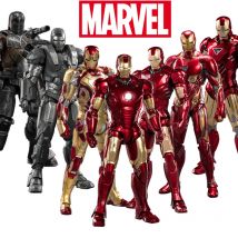 ZD Toys Iron Man Series Wspólny ruchomy MK1 MK2 MK3 MK4 MK5 MK6 MK7 MK42 MK43 MK50 Figurka filmowa