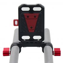 Schnellspanner mit V-Lock-Batterie-Montageplatte, Aluminium, 15 mm Stangenklemme für Fotografie, DSLR-Kamera, Rig-Schiene, Follow-Focus-System-Set