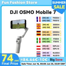 DJI Osmo mobile 7 stabilizator do smartfona natywne śledzenie ze zintegrowanymi funkcjami Audio i