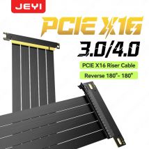 JEYI PCIe 4.0 x16 Cavo di prolunga (16GT/s) GPU Riser per RTX 4090/4080 e RX 7900 XTX, impianto di raffreddamento/montaggio verticale, opzioni 20/30/60 cm