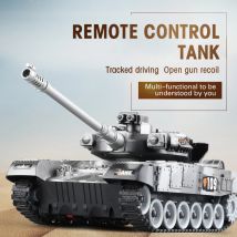 RC Panzer Militärischer Krieg Schlacht Vereinigte Staaten M1 Leopard 2, Fernbedienung, elektronisches Spielzeugauto, taktisches Modell, Geschenke für Jungen und Kinder