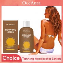 Oceaura Bräunungslotion Body Facial Sunless Selbstbräuner Hautfarbe Schwärzung Sonnenschutz Isolierung Leichte gefälschte Bräunungscreme