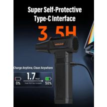 THERAGUN U7 Ultra Turbo Jet Fan Portable LED Compressed Air Duster 180000 RPM 58m/s Speed for Keyboard Car PC Home Cleaning