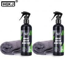 HGKJ S12 Auto in ceramica Nano Rivestimento Lucidatura Auto Oleofobico Idrofobico Rivestimento Idrofobico Placcatura in cristallo Spray Shine Armatura
