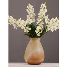 2 The Fork Artificial Vanda Orchids Real Touch High Quality Orchid With Leaf Roots Fake Flowers Wedding Home Office Party Decor