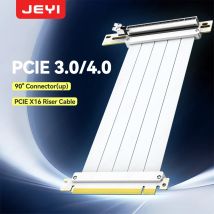 Cavo riser JEYI PCIe 4.0 90 °   Adattatore, prolunga PCIe 3.0/4.0 x16, riser GPU schermato EMI per RTX 4090/4080/4070/7900XTX.