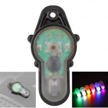 Tactical Strobe Helmet Light Mini Signal Safety Hook And Loop Sling Hanging Survival Strobe Light Hiking Airsoft Hunting Gear