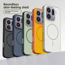 For OPPO Find X9 Pro Case Hard Silicone Skin Magnetic Wireless Charging Protective Back Cover For Find X9 X9Pro Phone Shell