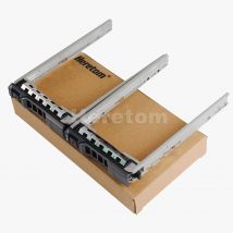 2 (confezione) NUOVO 08FKXC 2.5 '' SAS SATA Server Vassoio Caddy per Dell PowerEdge R730 R630 T640 T630 Staffa per DISCO DURO 8FKXC