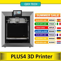 Stampante 3D QIDI TECH PLUS4, fotocamera 1080P, 305*305*280mm, ugello composito Multi-metallo, nuovo sistema di testine degli attrezzi, isolamento a doppio strato