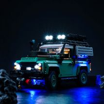 Vonado LED-Licht für 10317 Land Rover Classic Defender 90 Beleuchtung DIY Spielzeug (nicht das Modell enthalten)