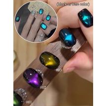 1–4 Stück PSK 2025, Frühling und Sommer, Bestseller, böser Blick, Glasperle, Katzenauge, Gel-Nagellack, geheimnisvolle Glasperle, Nagelzubehör