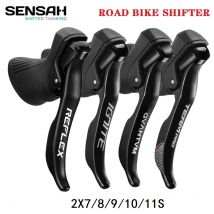 SENSAH Bici Da Strada Leve 2X7/ 2×8/2×9/2X10/2X11 Velocità Leva Freno Deragliatore Bicicletta Compatibile per 6800 R8000 R7 Claris Sora