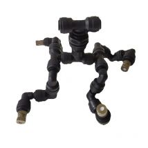 Nebulizzatore per rettili con irrigazione da giardino a 4 teste Mister con ugello di collegamento rapido 0.3mm collegare con tubo da 6.35mm