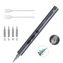 Manico per cacciavite elettrico di precisione 6 in 1 Utensili elettrici Mini punte piccole wireless ricaricabili per la riparazione di celle mobili Xiaomi Nuovo
