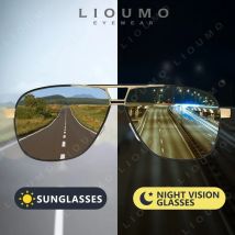 LIOUMO Luftfahrt HD Fahren Photochrome Sonnenbrille Männer Polarisierte Anti-Uv Verfärbung sonnenbrille Frauen oculos de sol masculino