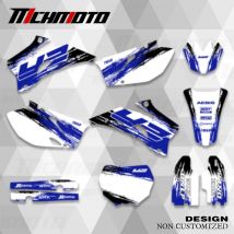 MCHMFG Motorrad-Aufkleber, Aufkleber, Hintergründe, Grafik-Sets für Yamaha YZF250 YZ250F YZF450 YZ450F 2006 2007 2008 2009