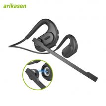 Open-Ear-Kopfhörer mit Mikrofon, Bluetooth-Headset mit KI-Geräuschunterdrückungsmikrofon, Bluetooth 5.4 Air Conduction-Kopfhörer