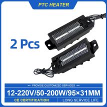 2 Stücke 220 V 100 Watt Thermostat PTC heizung keramik luft heizung leitfähigen typ heizelement Kleine Raumheizung 54B2-Z