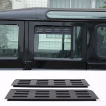 Für Land Rover Defender 110 2004-2018 Aluminium Legierung Auto Hinten Seite Fenster Belüftung Panel Dekoration Modifikation Zubehör