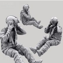 1/35 Cast Resin Model, GK, US Military Helicopter Pilot Resin Model, Unpainted