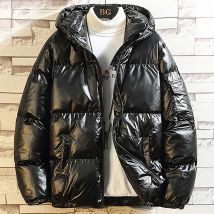Männer Dicke Warme Parkas Herbst Winter Mit Kapuze Jacke Männlichen Warme Harajuku Mantel Männer Casual Zipper Jacken Winddicht Outwear 5xl