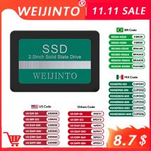 WEIJINTO SSD 128GB SATA3 2.5 pollici 256GB 500G 512GB 1TB Disco rigido 360GB 720GB Disco a stato