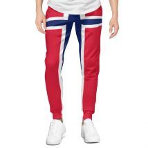 Herren-Jogginghose mit Weihnachtsmann-Flagge 2025, mit Taschen, Jogginghose für Herren, sportliche, lässige Jogginghose mit Kordelzug