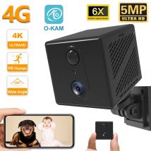 5MP Mini Kamera 4G SIM Karte WiFi Überwachung Nachtsicht Sicherheit Kamera Smart Home Bewegungserkennung CCTV Überwachung Camcorder