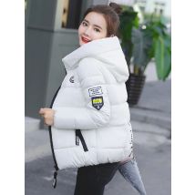 2025 Causal Ladies Padded Jacket Short Autumn Winter Wadded Jacket Women Hooded Short Coats Female Plus Size Parkas Overcoat