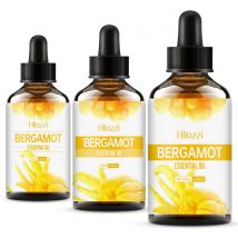 100 ml/60 ml/30 ml ätherisches Bergamotteöl, feuchtigkeitsspendend und feuchtigkeitsspendend, geeignet für Gesicht und Körper, Aromatherapie, Desodorierung