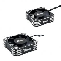 2PCS SURPASS HOBBY Ventola di raffreddamento 25/30/35/40/50mm Ventole di dissipazione del calore a razzo Copertura della ventola del motore in metallo per motore brushless RC CAR