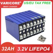 Akumulatory Lifepo4 VariCore 3.2V 30Ah 4S 12.8V 24V Litowo-żelazowo-fosforanowe do pakietów baterii, motocykli solarnych, pojazdów elektrycznych, z mocowaniem na sztanga