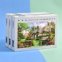 Puzzle per adulti 1000 pezzi Puzzle Giocattoli Paesaggio Animazione Puzzle di carta Pittura decorativa Esercizio Pensiero cerebrale