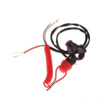 Secure Motorcycle Emergency Kill-Stop Switch for Mini Dirt Bikes and ATV Quad Moto with Lanyard