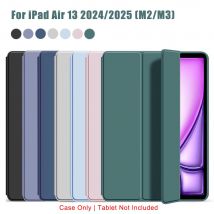 Custodia Flip Tri-fold per iPad Air 13 pollici 2024 2025 (M2/M3) A2899/A2900/A3269/A3271 Custodia protettiva in pelle PU con supporto magnetico