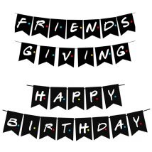 Friends TV show happy birthday party paper banner friend theme party suitable for friends birthday party decoration