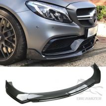 4PCS Universal Auto Frontschürze Lip Body Kit Spoiler Splitter Carbon Faser Stoßstange Canard Lip Splitter Für BWM Limousine
