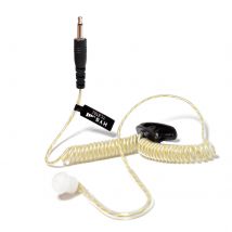 Strafverfolgungs-Kopfhörer mit 3,5 mm, nur Hören, Balanced Armature, weiche kabelgebundene In-Ear-Kopfhörer für Funkgeräte/Schulterlautsprechermikrofone