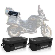 Universal Motorrad Gepäck Taschen Seite Rack Träger Lagerung Taschen Für BMW R1250GS R1200GS F850GS Adv Aluminium legierung Box Top tasche