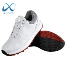 Atmungsaktive Luxus-Golfschuhe für Herren, bequeme, rutschfeste, wasserdichte Outdoor-Golf-Sport-Trainingssneaker ohne Spikes