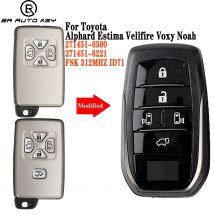 Upgrade Replacement Smart Remote Key for Toyota Alphard Vellfire Previa Voxy Noah 2005-2014 Board NO:271451-6221 FSK312mhz ID71