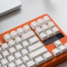 Fennie x Domikey Terrazzo Keycap Cherry Profile ABS Doubleshots Set für Tastatur Rainy75 EZ60 EZ63 MAde68 75rt Made68 Beige