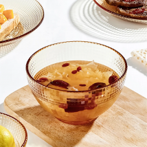 Pige Home 5 Zoll bernsteinfarbene hitzebeständige Glasschüssel (In Space Series)