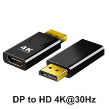 4K DP zu HDMI-kompatibel Konverter Displayport zu 1080P HDTV Computer Monitor Audio Video Adapter